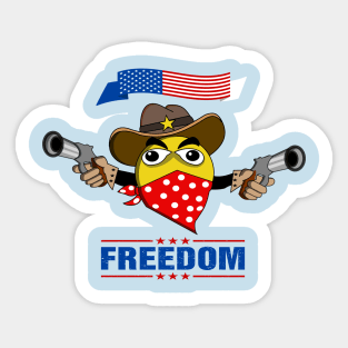 Freedom Sticker